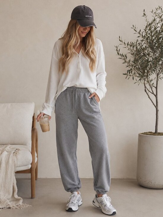 Lazypants Pants - LazyPants Grey Jogger Sweats • Cozy Soft Lounge Pants • Everyday Casual Comfort
